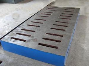 U型槽铸铁平台-铸铁平板-开槽平板
